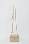 Sand Beige Print Women's Shoulder Bag 05Po24Y1835