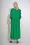 Green V-Neck Embroidered Tassel Detailed Woven Dress Alc-X12018 - 4