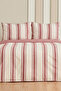 Sies Double Thread Painted Duvet Set Burgundy