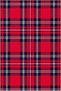 Red Themed Stripe Striped Geometric Patterned Modern Decorative Carpet 4817