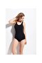 Thick Strap Bodysuit Athlete-kb2700 - black - 2