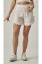 WOMEN'S SHORTS WITH RUFFLE WAIST - 3