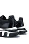 Men's Genuine Leather Black Sneakers & Sports Shoes - 4