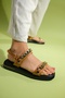 LOKET Taba Women's Sandal with Chain Detail - 8