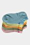 Odor-Free Booties Women's Silver Socks Pack of 5 - 4