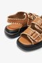 Dima Tan Genuine Leather Women's Sandals - 6