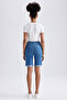 Women's Blue Shorts - A1958Ax/Nm28 - 4
