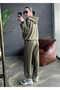 Khaki Bag with Pocket Modal Set - 3