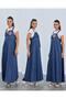 Maternity Denim Dress with Straps/Jillet - 5