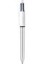 4 Colors 3-Piece Ballpoint Pen - Silver - 5