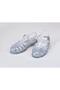 S10262 Biarritz Glitter Sandals Silvery Silver - 6