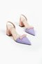 Werner Women's Double Color Bow Detail Heeled Shoes - 2