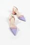 Werner Women's Double Color Bow Detail Heeled Shoes