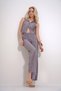 Women's Mink Pleated Shirt and Palazzo Trousers Double Set ALC-X11855 - 3