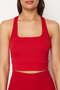 Kırmızı Destekli/Şekillendirici Sırt Detaylı Kalın Askılı Örme Spor Sütyeni TWOSS22SS0040 - 5