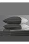 Pilatin Striped Cotton Satin Oversize Duvet Cover Set Hotel White Colored Cotton Luxury - 4