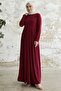 Sandy Pocket Dress - Claret Red