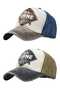 Unisex Distressed Jewel Shine Adjustable Baseball Cap Hat Baseball Hat Set of 2 - 4