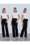 Maternity Wide-Leg Denim Pants with Loose Legs in Lycra - 4