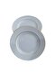 6 Pieces Mother of Pearl Gilded Dinner Plate 19 cm
