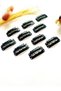 Hairless Baby Buckle 10 Pieces 33 mm Black Snap Clip Baby Buckle - 4