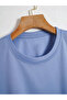 Women's Cute Chick Oversize Crew Neck Printed Crop T-shirt - 4