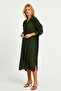 Women's Khaki Shirt Dress LV178 - 6