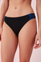 Shiny Side Pleated Bikini Bottom