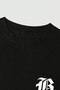Men's Black B Printed T-Shirt Sort Set - 4