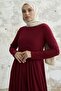 Sandy Pocket Dress - Claret Red - 2