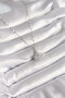 316L Steel Silver Color Chain Zircon Stone Swan Model Women's Necklace - 2