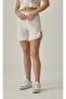 WOMEN'S SHORTS WITH RUFFLE WAIST