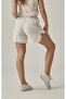WOMEN'S SHORTS WITH RUFFLE WAIST - 4
