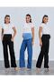 Maternity Wide-Leg Denim Pants with Loose Legs in Lycra - 6