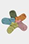Odor-Free Booties Women's Silver Socks Pack of 5 - 5