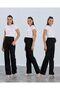 Maternity Wide-Leg Denim Pants with Loose Legs in Lycra - 5