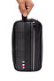 Unisex Black Horizontal Waterproof Daily Use Shaving Bag Cosmetic - Makeup Handbag -00406 - 2