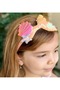 Trendy, giant, large, shiny, pearly, Glittery , glittery, mermaid tail, shell, star, crown, child 'salmon pink pink. - 2