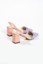 Werner Women's Double Color Bow Detail Heeled Shoes - 3