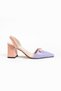 Werner Women's Double Color Bow Detail Heeled Shoes - 4