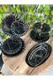 Marble Pattern Black Frilly 17 Piece Tea Set