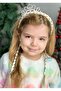 Luxury Princess Queen Embellished Crown with Two Braided Hair Extensions Child Rapunzel Crown Birthday Tiara White - 2