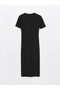 Lcw Vision Crew Neck Plain Short Sleeve Women's Dress - 7