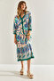 Women's Multi Patterned Viscose Dress60251102 - 2