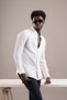 Regular Fit Collar Buttoned Cotton Lycra Shirt - 4