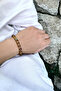 Thermal Quartz Pattern Natural Stone Bracelet Colorful Rolling Pin Bracelet Original Stone - 2