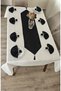 Colber Line Detailed Tablecloth (Cream-Black) 8 Person 18 Piece - Table 160X180...160X350 - 3