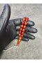 Old Moire Clamping Amber Prayer Beads - 3