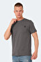 Vesela Men's Dark Gray T-Shirt with Pockets - 3