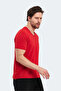 Katriina Men's V-Neck Red T-Shirt - 4